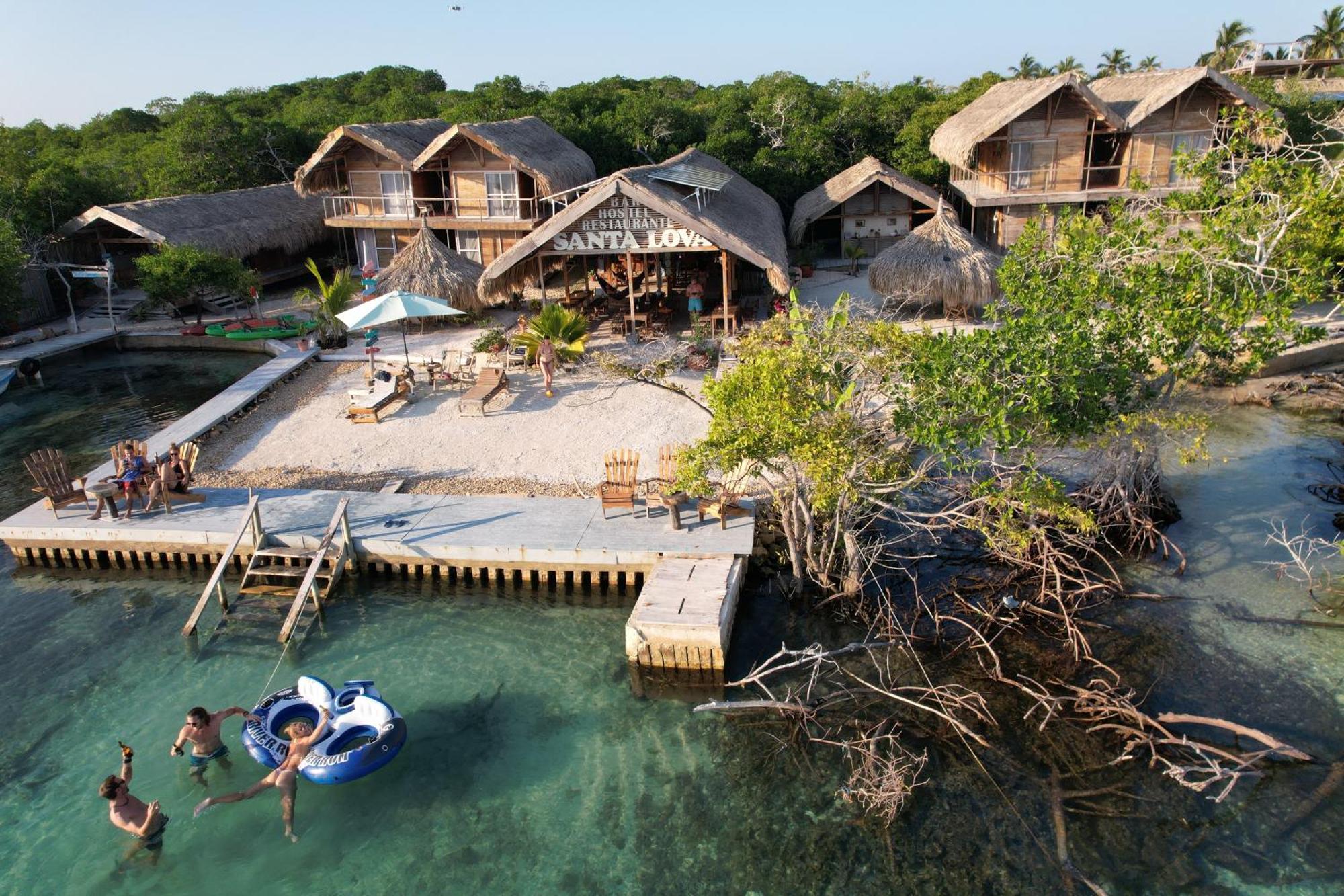 Santa Lova Eco-Hostel Isla Tintipan Tintipan Island Exteriér fotografie